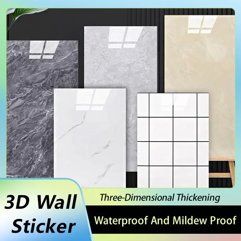 Pvc Panel Background - Adesivos de Parede Imitação de Mármore