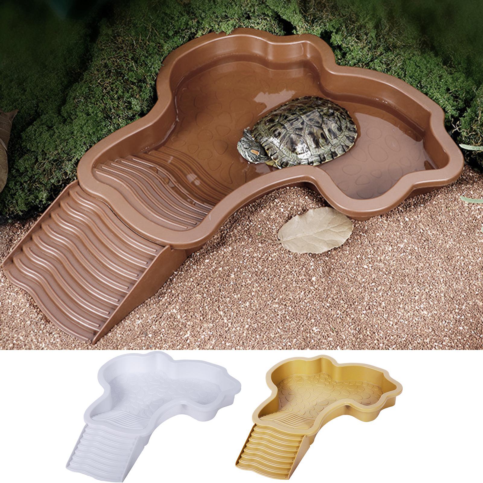Water Dish Reptile - Piscina de banho para répteis com